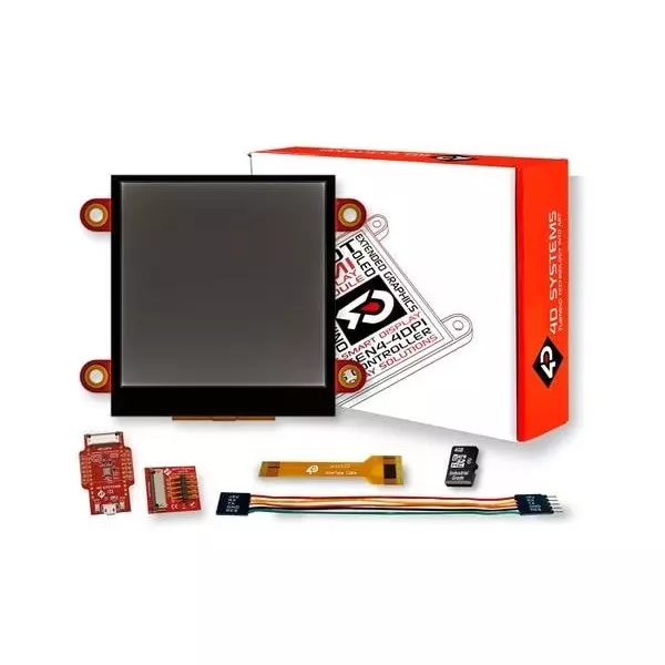 4D Systems Starter Kit 5 V, SK-pixxiLCD-25P4-CTP