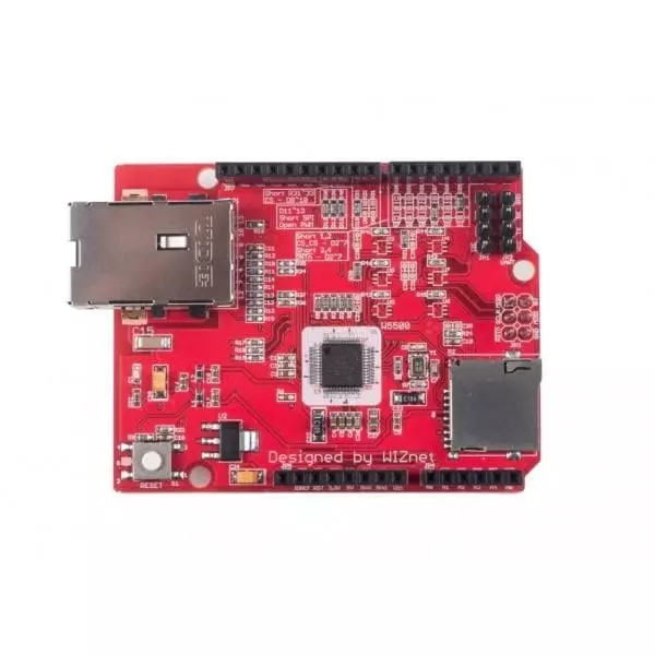 WIZnet Shields Ethernet Shield 3.3 V/5 V Ethernet, SPI, W5500 Ethernet Shield