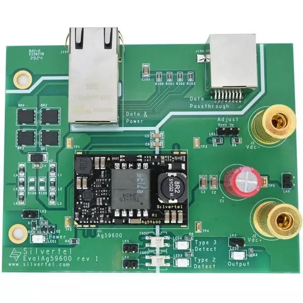 Silvertel Evaluation Board 52 to 57 V Input Voltage, EvalAg59612-LPB