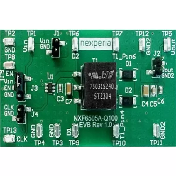NEXPERIA Evaluation Board 2.25 to 5.5 V Input Voltage, NEVB-NXF6505ADAUL