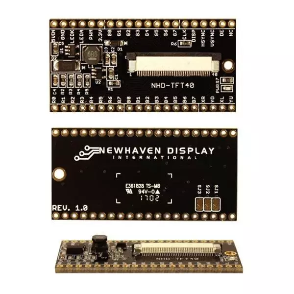 Newhaven Display TFT Breakout Board 5 V Operating Supply Voltage, NHD-TFT40