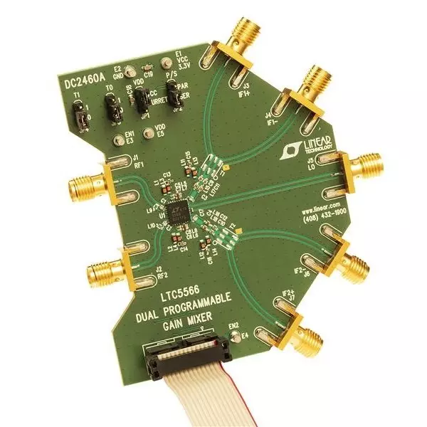 ANALOG DEVICES RF Mixer Demonstration Board 300 MHz to 6 GHz Frequency, DC2460A