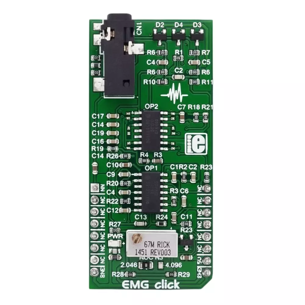MIKROELEKTRONIKA Biometric Sensor Add-On Board 5 V Operating Supply Voltage, MIKROE-2621