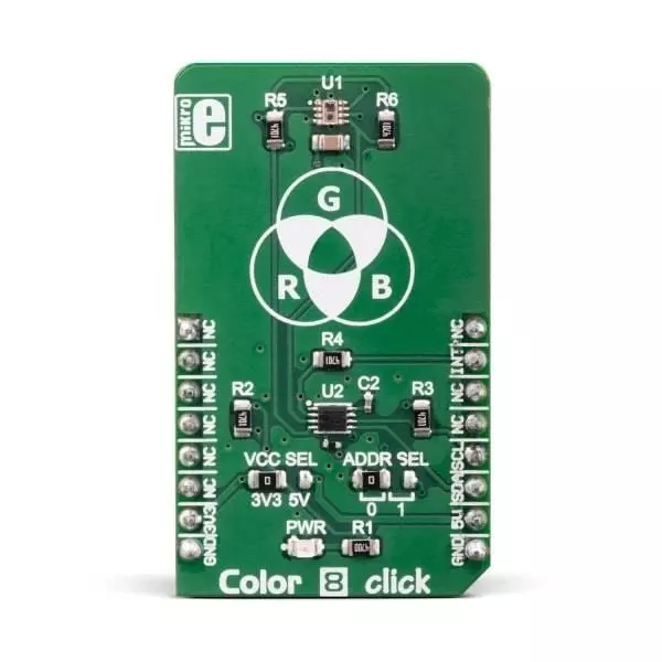 MIKROELEKTRONIKA Optical Sensor Add-On Board 3.3 V, 5 V Operating Supply Voltage, MIKROE-3213