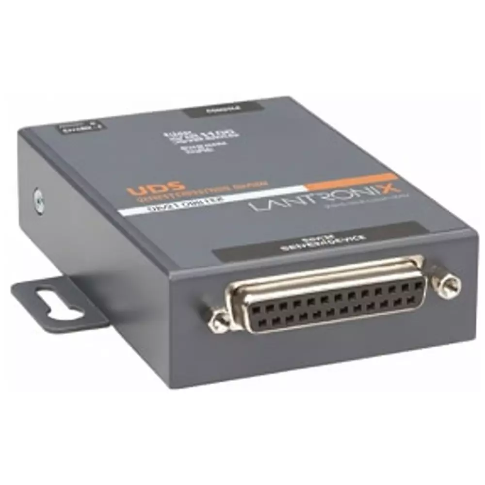 LANTRONIX Serial Device Server Ethernet, RS-232/422/485 Interface, UD1100IA2-01