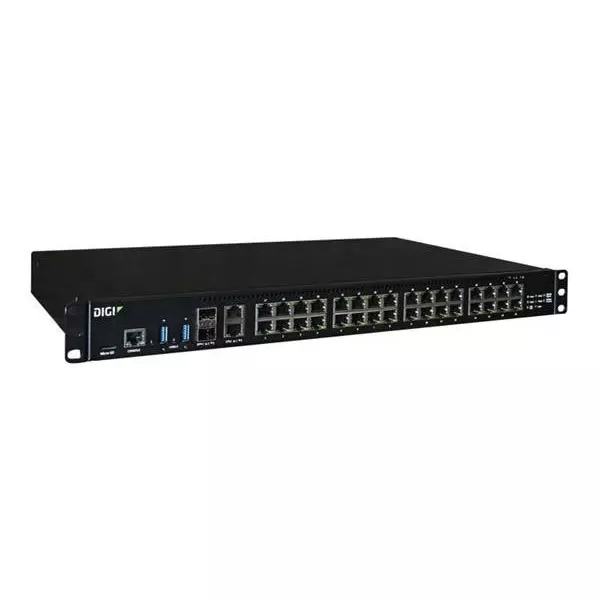 DIGI INTERNATIONAL Serial Device Server Ethernet, RS-232/422/485, SFP+, USB 3.1 Interface, EZ32-C100-US