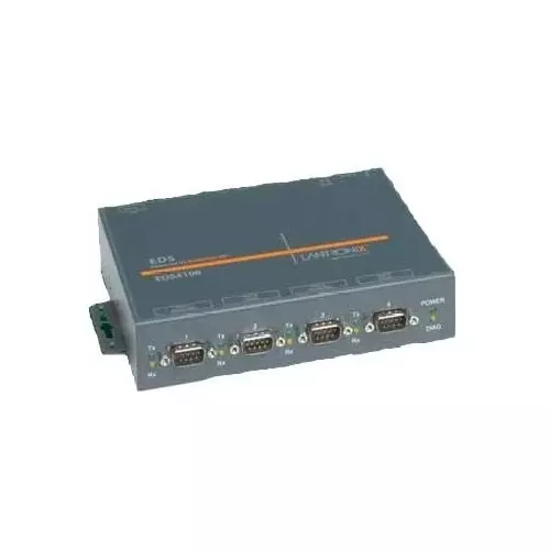 LANTRONIX Serial Device Server Ethernet, RS-232/422/485 Interface, ED41000P2-01