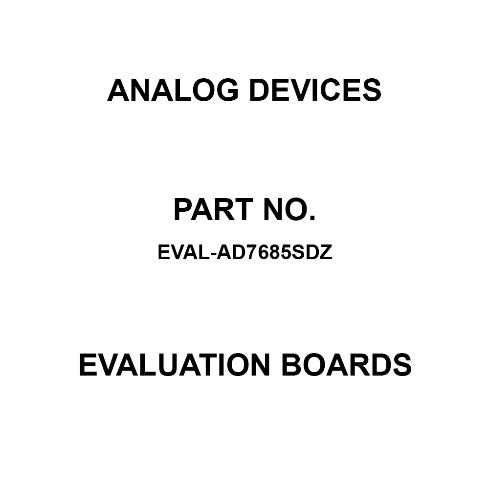 Analog Devices Evaluation Boards 2.3 V to 5.5 V Operating Supply Voltage, EVAL-AD7685SDZ