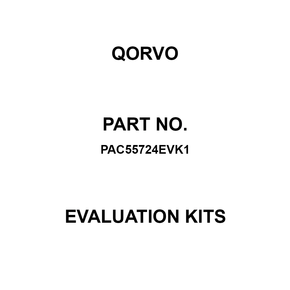 Qorvo PAC55724 Series Evaluation Kits Motor/Motion Controller & Driver for PAC55724, PAC55724EVK1