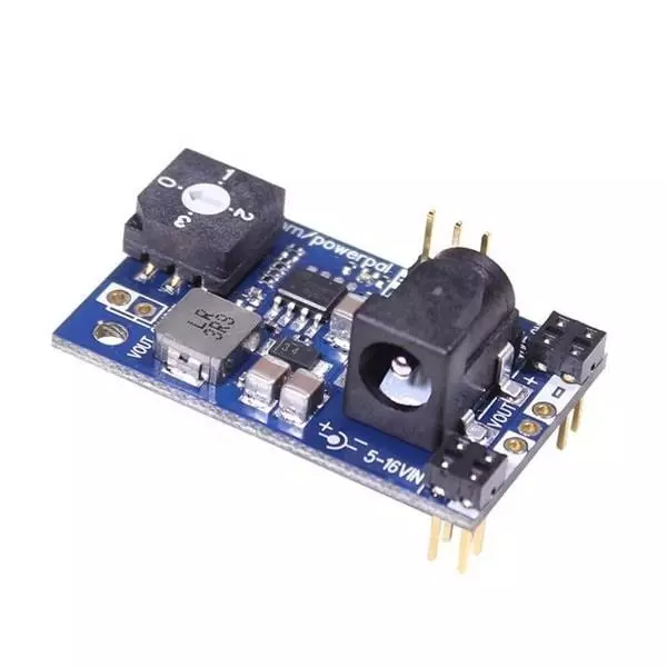 Parallax Evaluation Boards Power Supply 5 V to 16 V Input and 3.3 V, 5 V, 6 V, 7.5 V Output Voltage, 32133