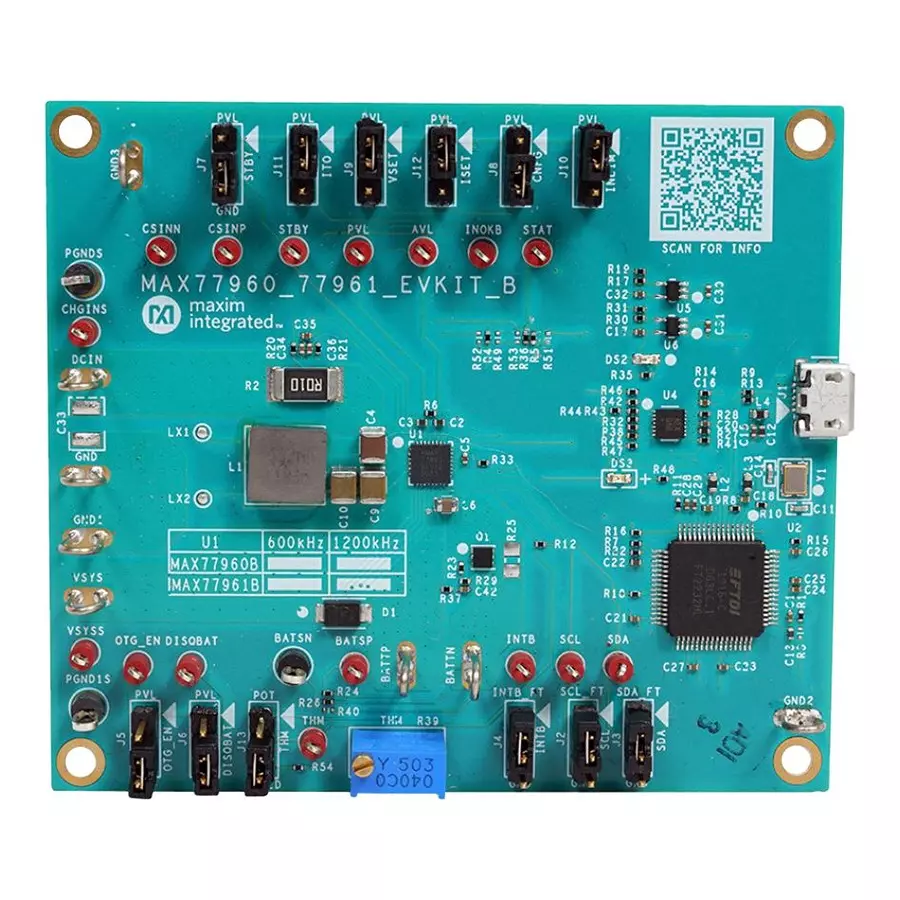 ANALOG DEVICES Evaluation Kit for Power Management, MAX77961BEVKIT12#