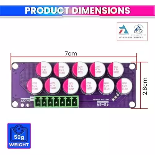 amicikart-active-balancer-board-6s-27-45-v-battery-voltage-6-amp-current-rating