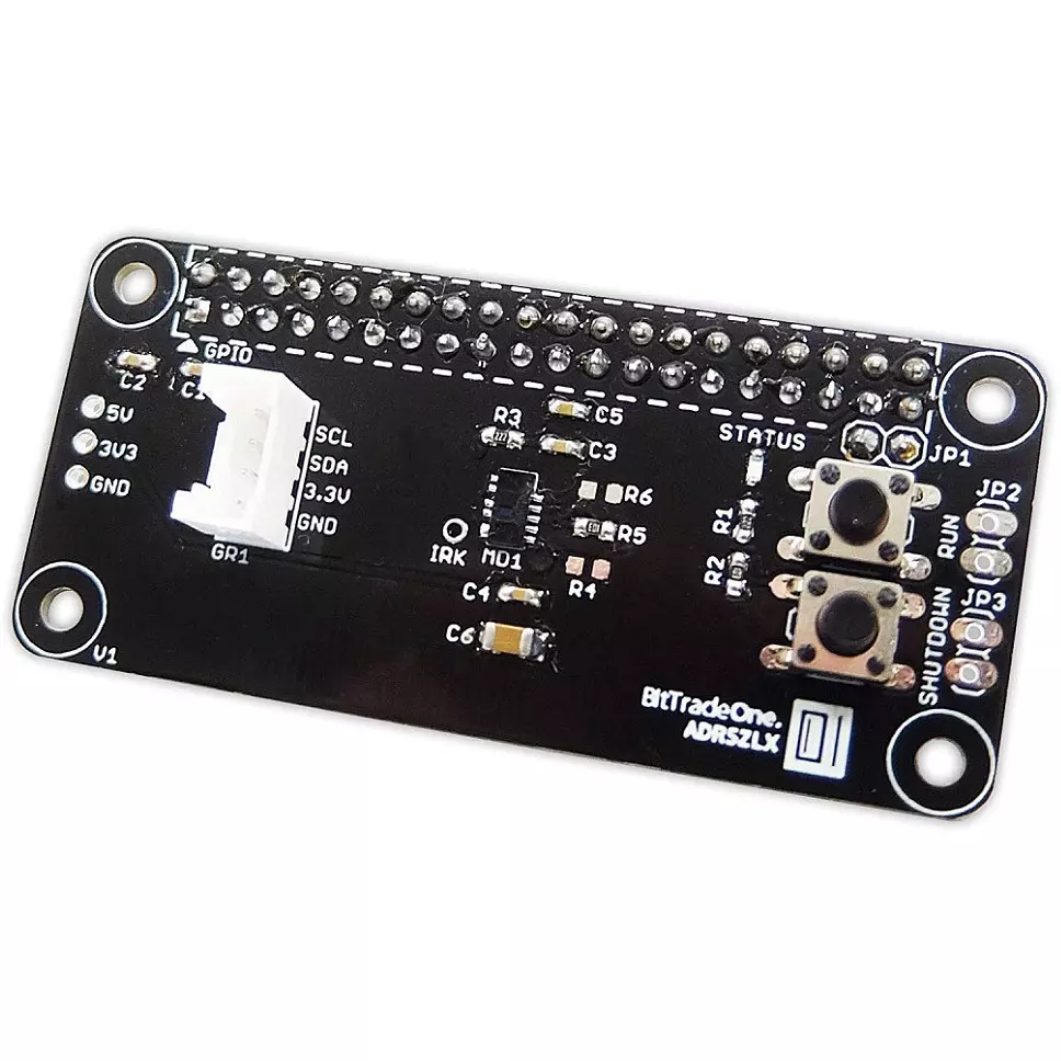 Bit Trade One Expansion Board Raspberry Pi Zero v1.3 / W / WH (GPIO pin header soldering is required for v1.3 and W) Raspberry Pi 2/3, ADRSZLX