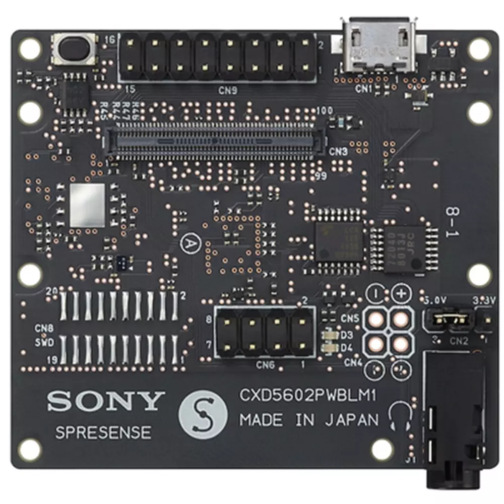 SPRESENSE Expansion Board nanoSIM Standard On-board antenna microSD card slot, CXD5602PWBLM1J