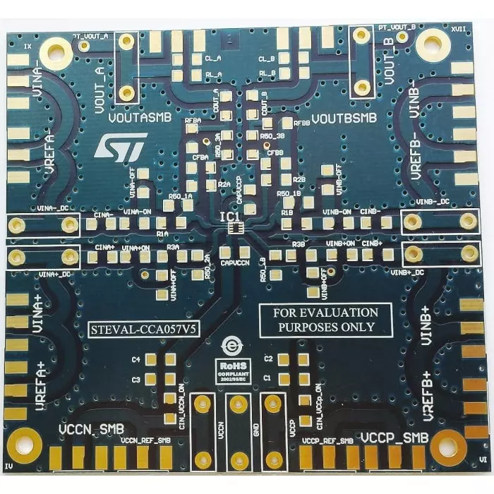 STMicroelectronics Operational Amplifier Evaluation Board, STEVAL-CCA057V5
