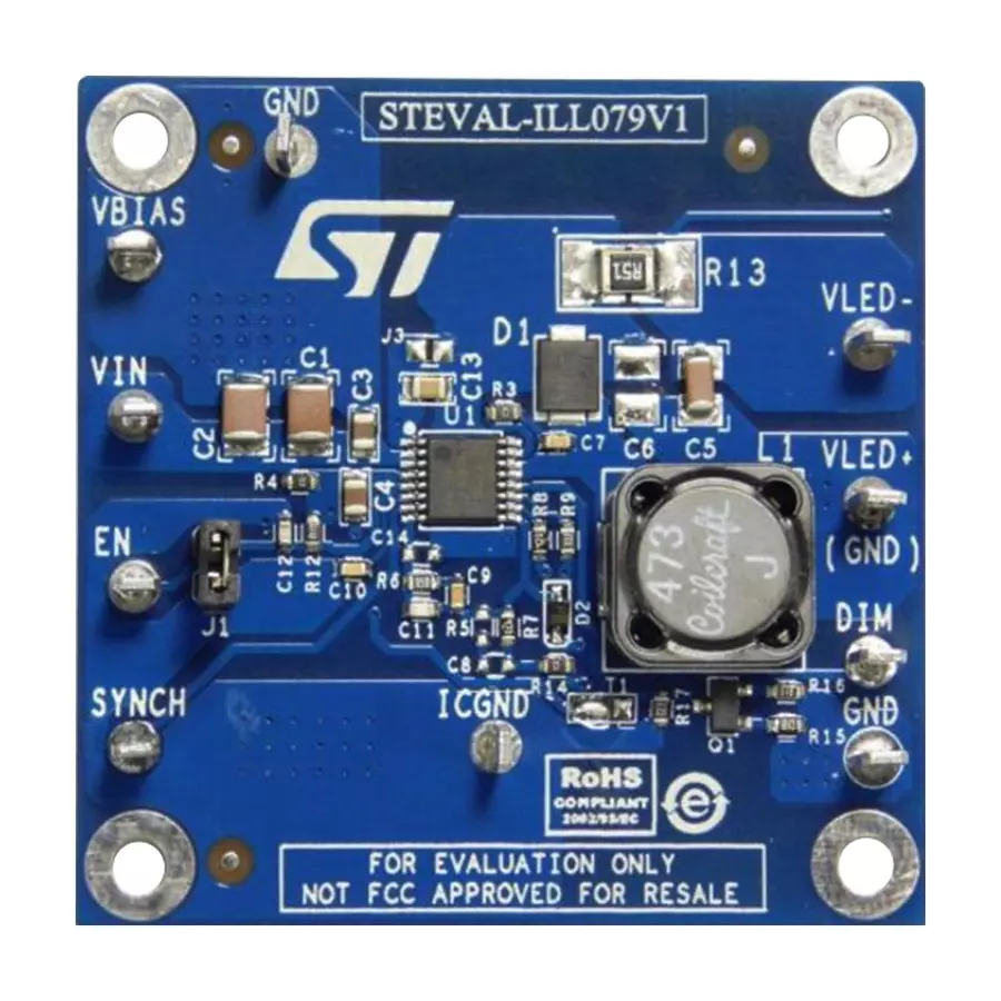 Stmicroelectronics Eval Board, Led6000 Led Driver, Steval-Ill079V1