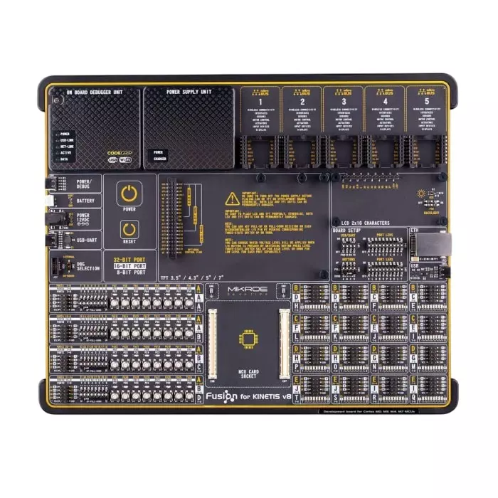 BRAND REX Fusion For Kinetis v8 WiFi Development Board, MIKROE-5427