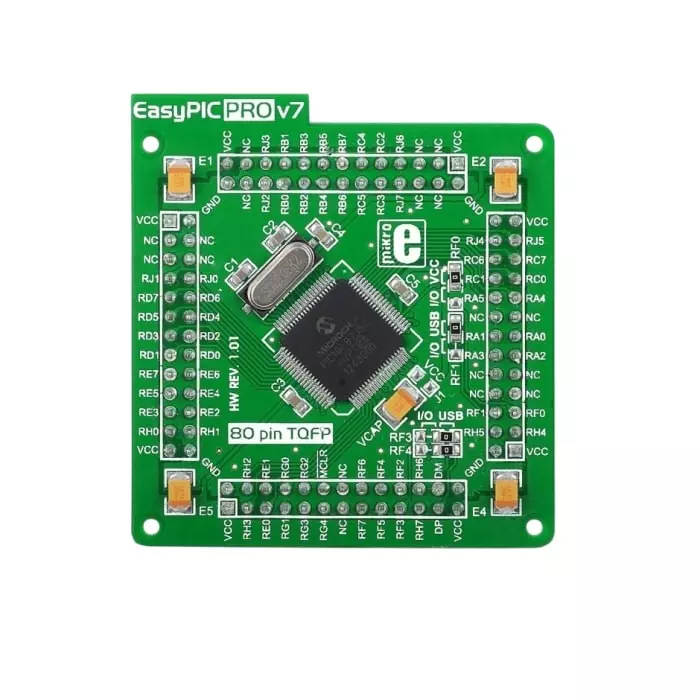 BRAND REX EasyPIC PRO v7 NanoWatt MCU Card, MIKROE-997
