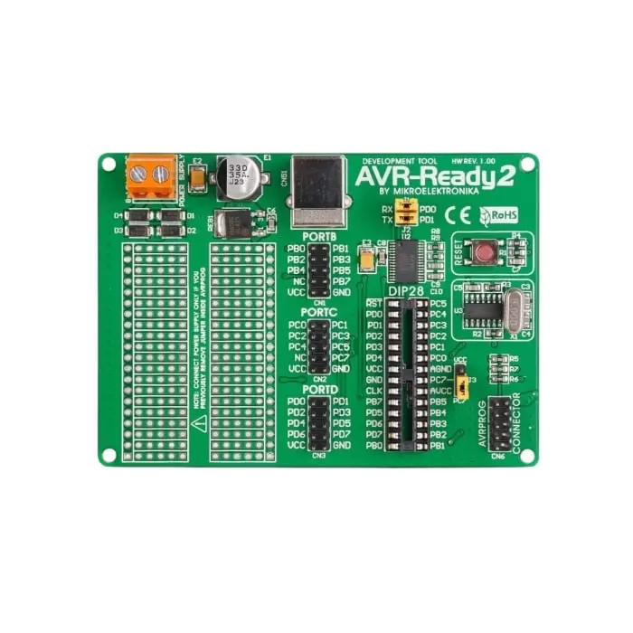 BRAND REX AVR-Ready2 Board Microcontroller Board, MIKROE-417