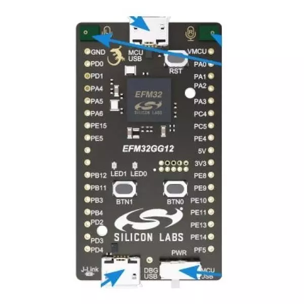 SILICON LABS Evaluation Board ARM Cortex M4, SLTB009A