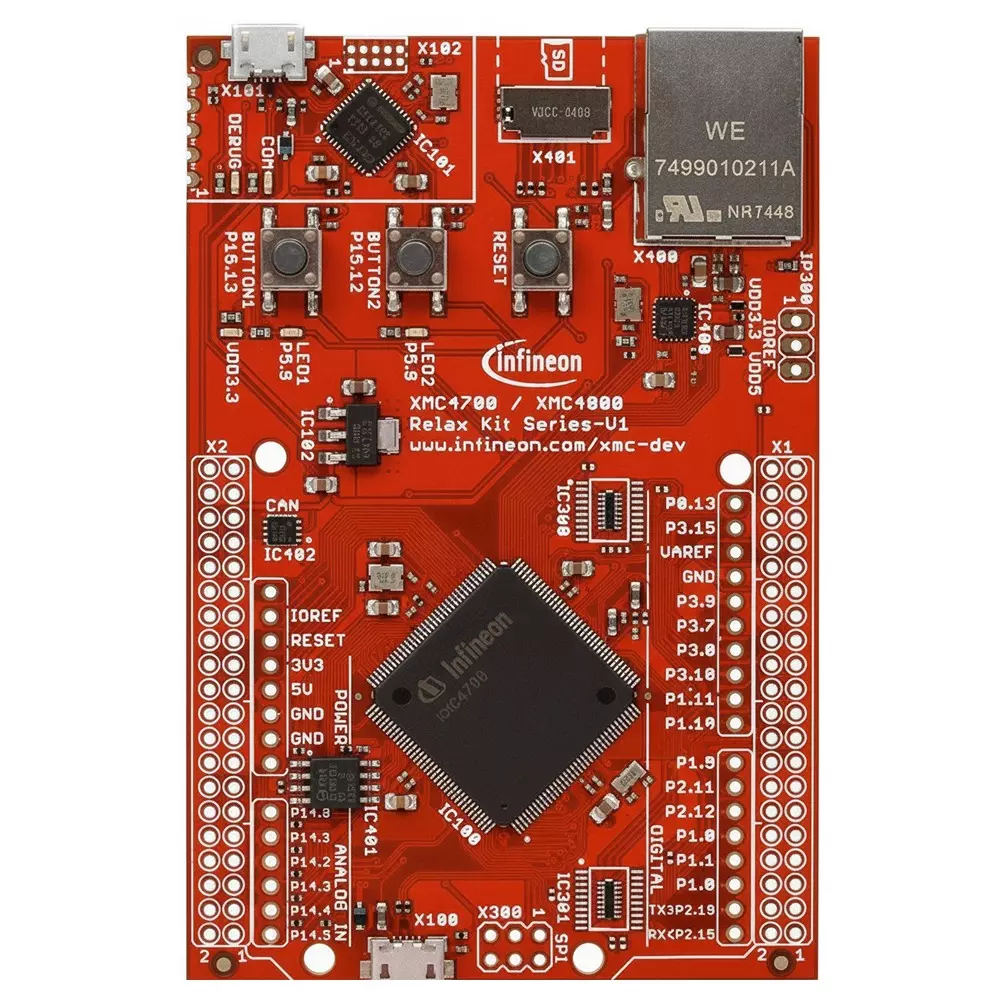 Infineon Evaluation Kit ARM Cortex M4, KITXMC47RELAXV1TOBO1
