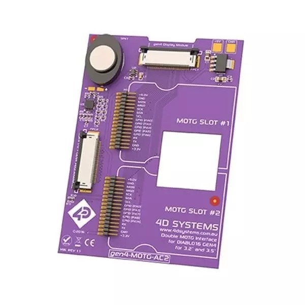 4D Systems Expansion Board 3.3 to 5 V, gen4-MOTG-AC2