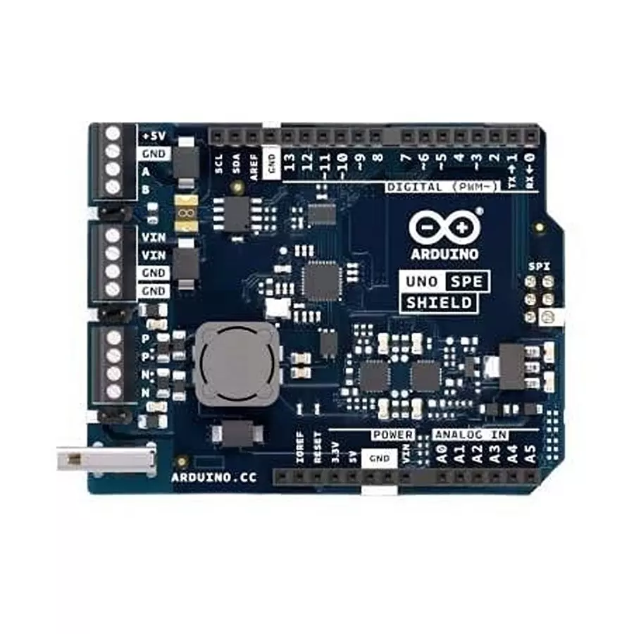 Arduino LAN8651B1 Add-On Board 24 V DC I2C, SPI, UART, ASX00073