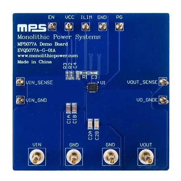 MPS Evaluation Board 3 to 5.5 V Input Voltage, EVQ5077A-G-01A