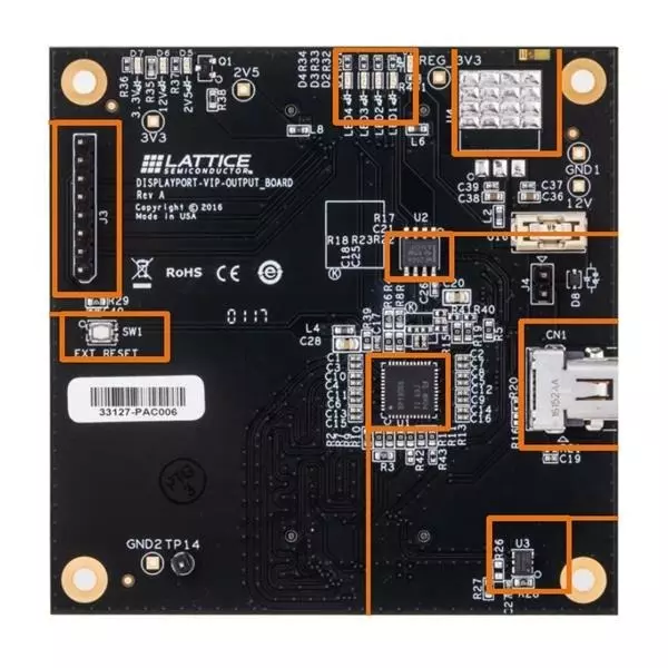 LATTICE SEMICONDUCTOR Development Kit 2.5 V, 3.3 V, 12 V Operating Supply Voltage, DP-VIP-O-EVN