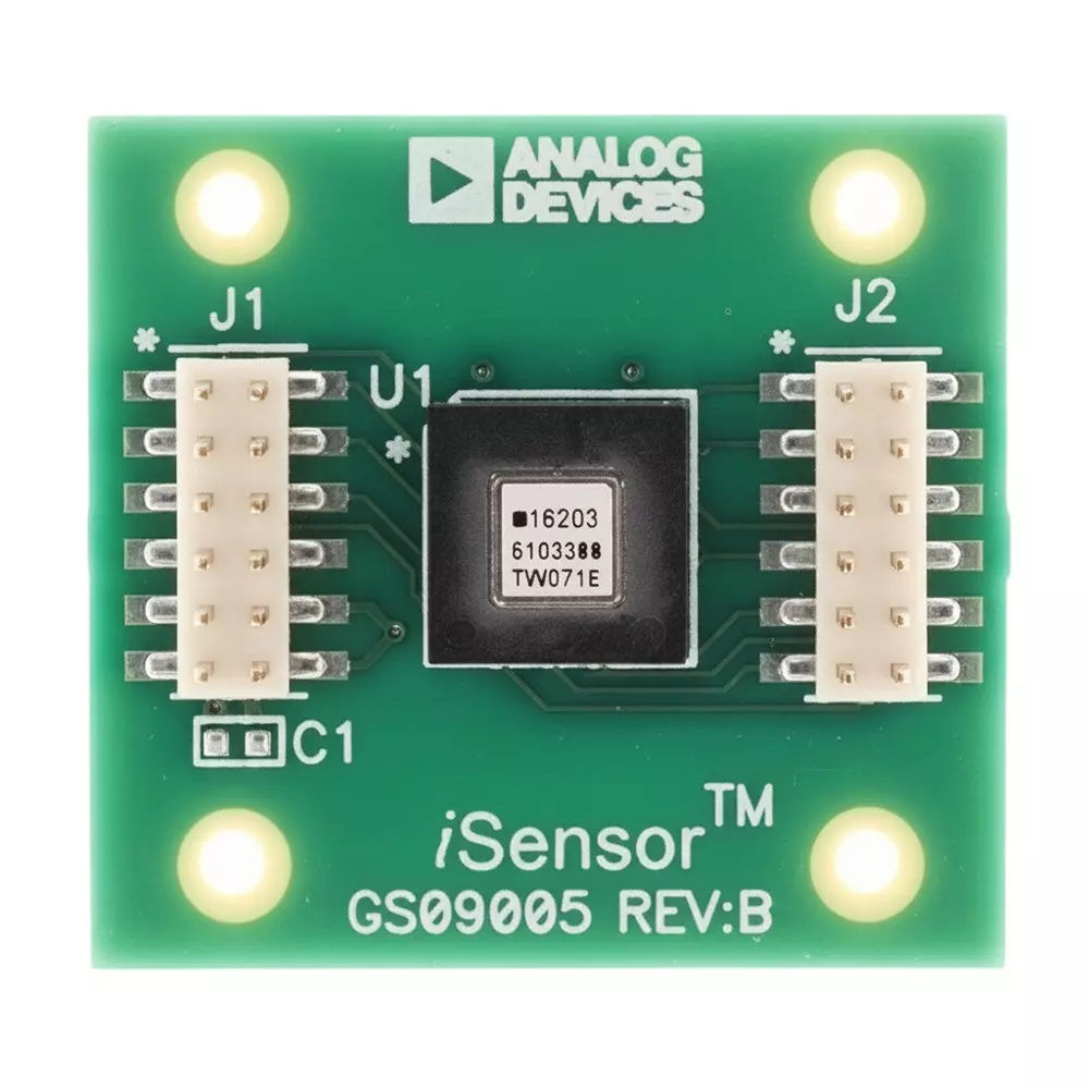 ANALOG DEVICES Accelerometer, Inclinometer Sensor Breakout Board 3.3 V, 5 V Operating Supply Voltage, ADIS16203/PCBZ