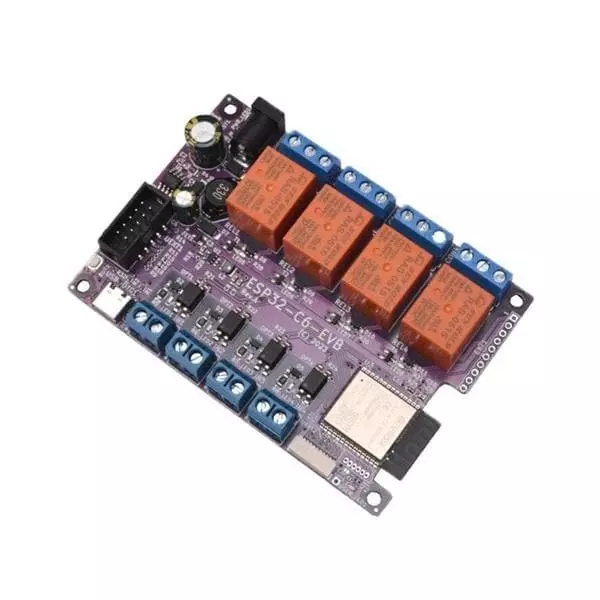 Olimex Evaluation Board 8 VDC to 50 VDC Operating Supply Voltage, ESP32-C6-EVB