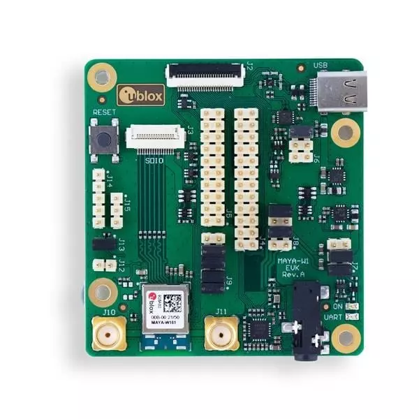 u-blox Evaluation Kit 2.4 GHz, 5 GHz Frequency, EVK-MAYA-W166-00B
