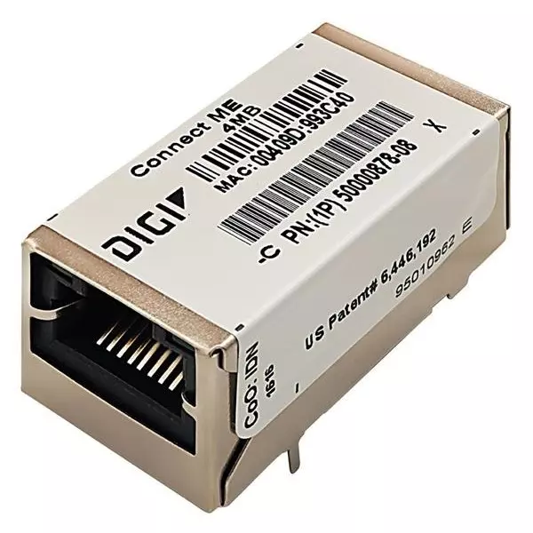 DIGI INTERNATIONAL Serial Device Server Ethernet, GPIO, UART Interface, DC-ME4-01T-S-UPW