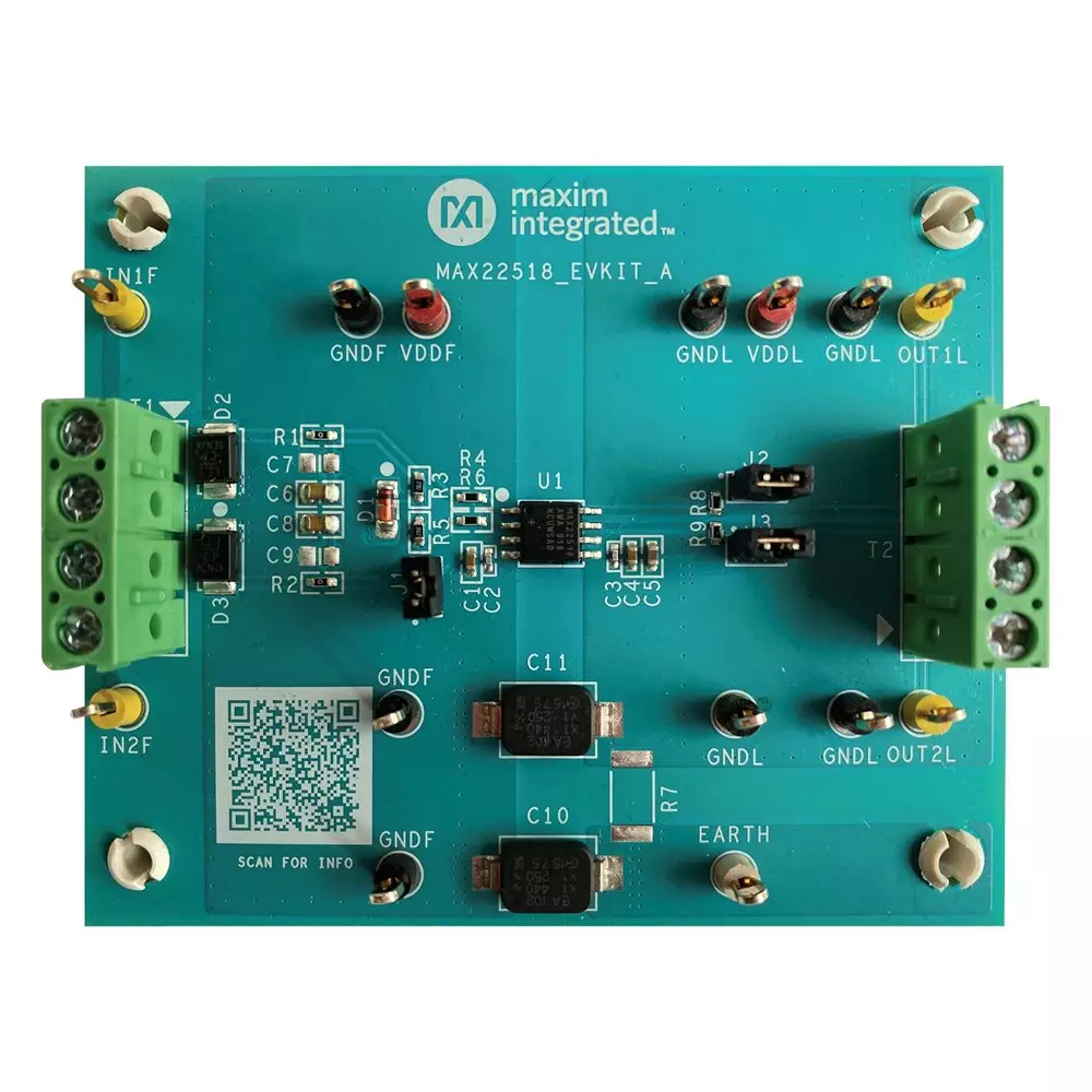 ANALOG DEVICES Evaluation Kit for Interface, MAX22518EVKIT#