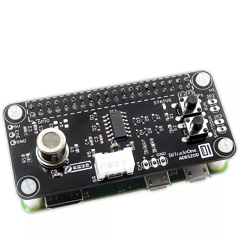 Bit Trade One Expansion Board [Compatible models]: Raspberry Pi Zero v1.3 / W (v1.3, W requires soldering of GPIO pin header), Raspberry Pi, ADRSZOD