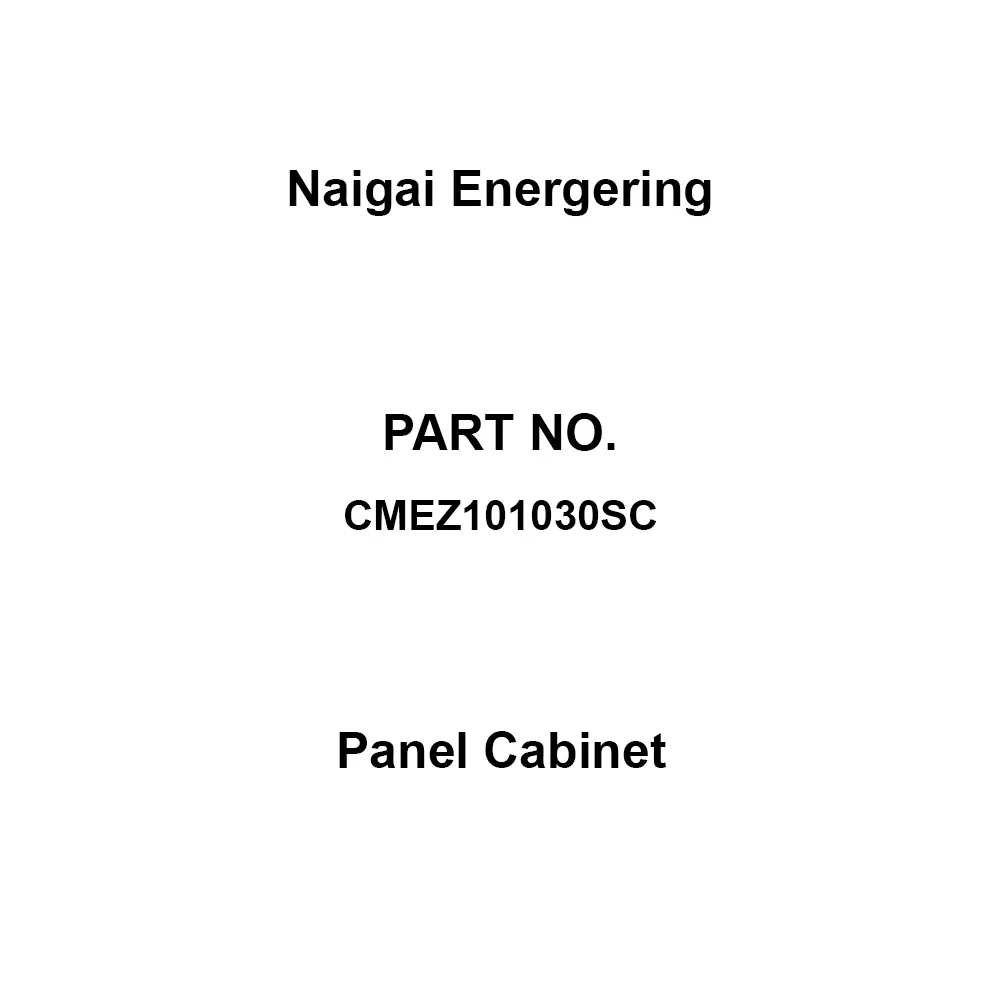 Naigai Energering Panel Cabinet 1000x1000x300 mm Double Open Door, CMEZ101030SC