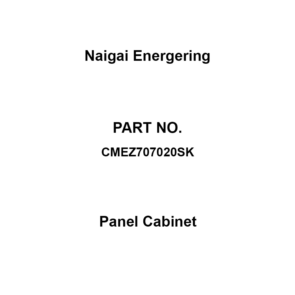 Naigai Energering Panel Cabinet 700x700x200 mm One-Sided Door, CMEZ707020SK