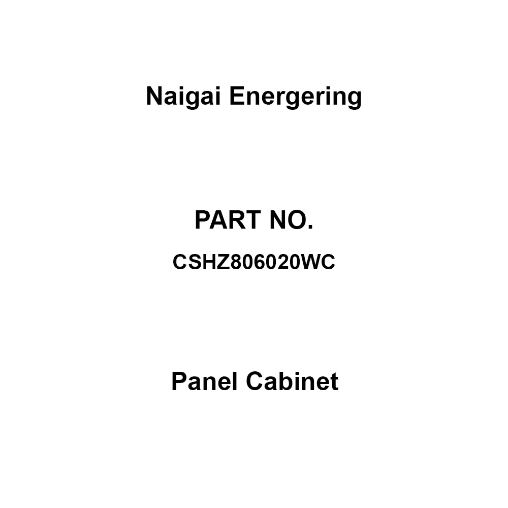 Naigai Energering Panel Cabinet 720x520 mm Circuit Board Dimension Cream, CSHZ806020WC
