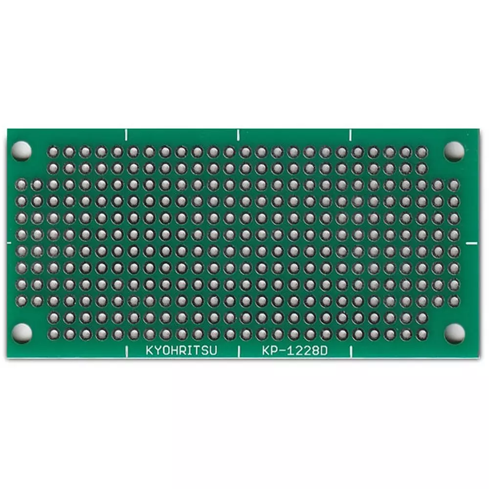 KYOHRITSU PRODUCTS Universal Board 1 sheet Set Contents 2.54 mm Teeth Spacing, KP-1228D-1