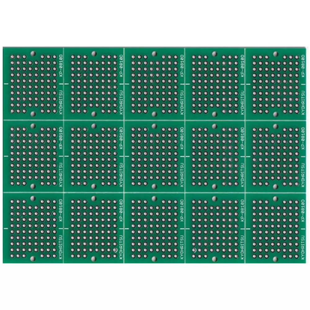 KYOHRITSU PRODUCTS Universal Board 2.54 mm Teeth Spacing 15 sheets (V cut)/sheet Set Contents, KP-0810D-15 (Pack of 15)