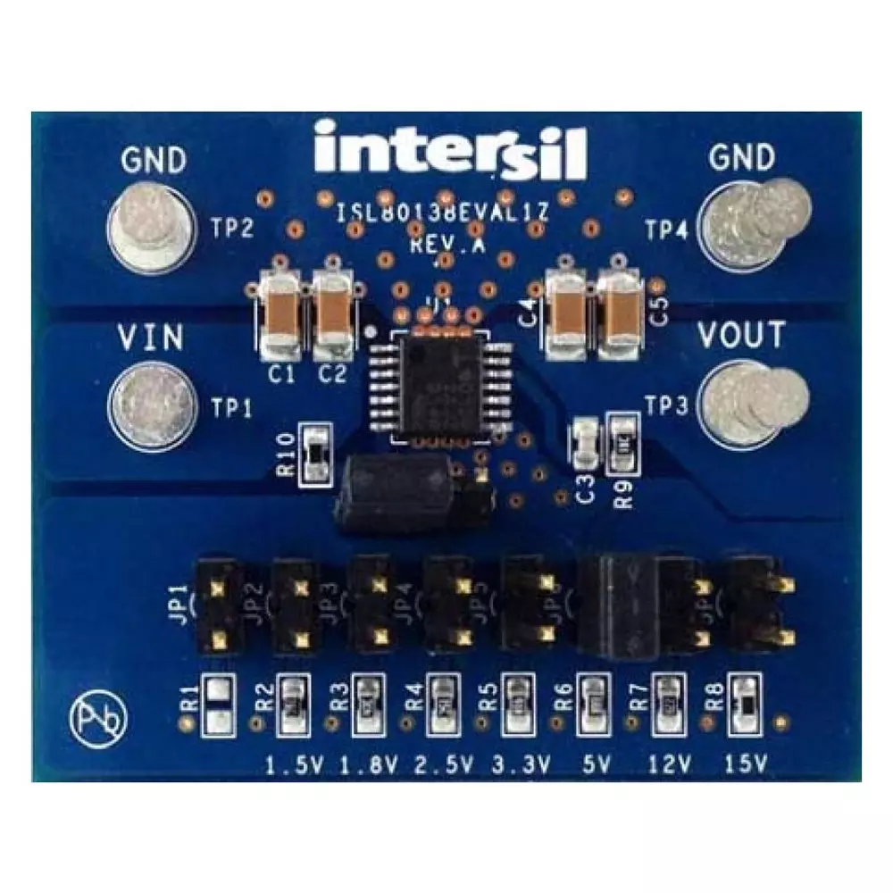 RENESAS Evaluation Board for LDO Linear Regulator, ISL80136EVAL1Z