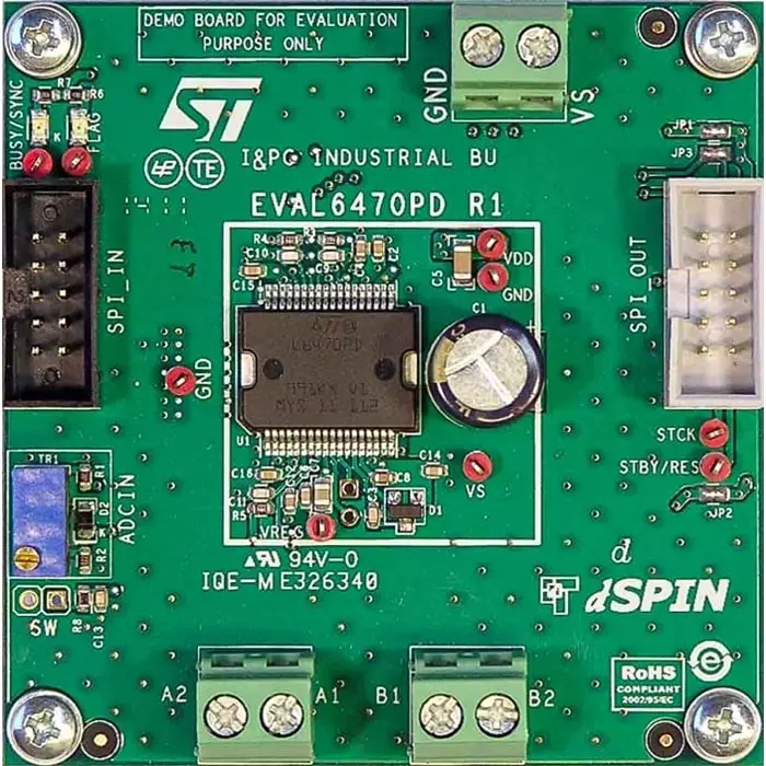 STMicroelectronics Demonstration Board for Voltage Mode Driving, EVAL6470PD