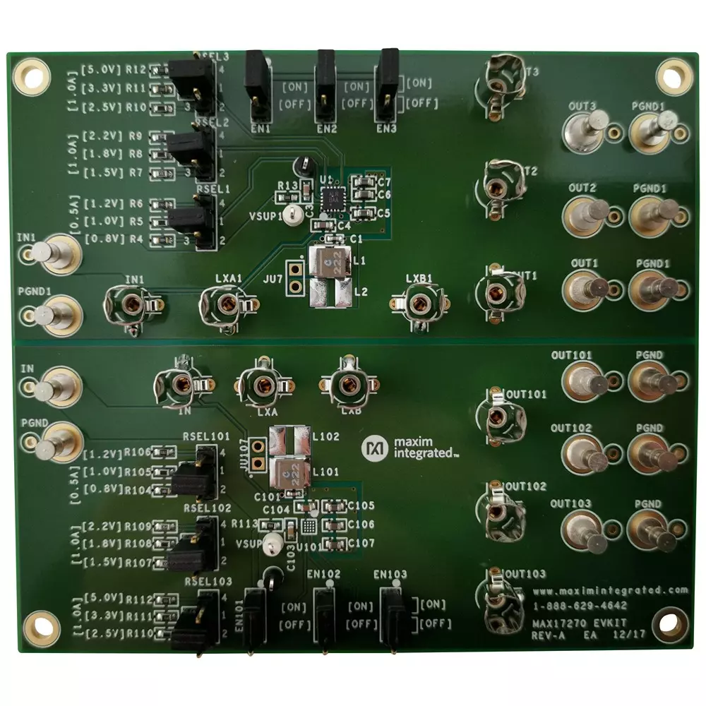 ANALOG DEVICES Power Management Development Kits EVAL BOARD, SIMO BUCK-BOOST REGULATOR, MAX17270EVKIT#