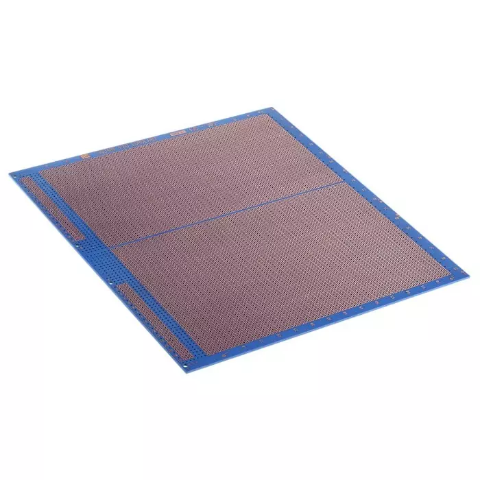 Vero Technologies Single Sided Matrix Board FR4 With 75x86 1.02 mm Holes 2.54x2.54 mm Pitch 233.4x220x1.6 mm, 03-27557