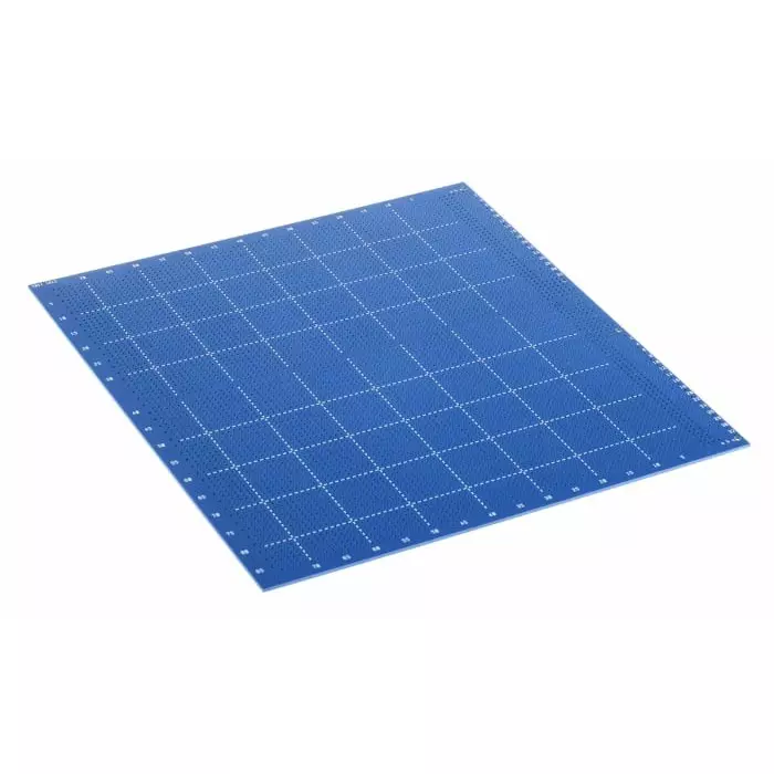 Vero Technologies Single Sided Matrix Board FR4 With 75x86 1.02 mm Holes 2.54x2.54 mm Pitch 233.4x220x1.6 mm, 03-27557