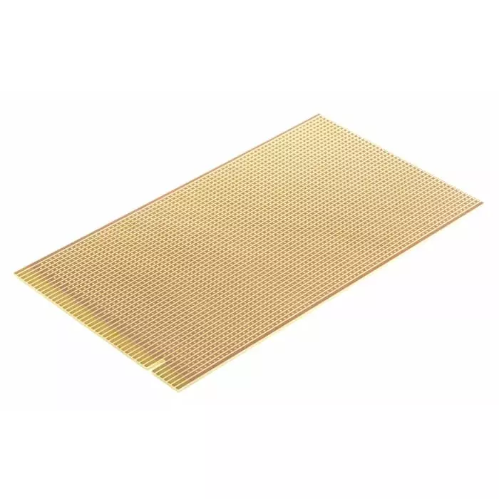 Vero Technologies 01-3225 Single-Sided Stripboard FR-2 114x203x1.6 mm 43-Way Edge FR1, 483949
