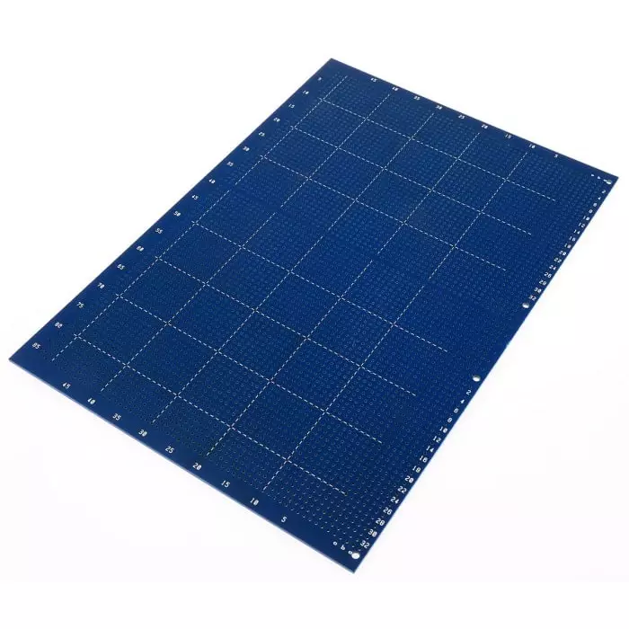 Vero Technologies Single-Sided Stripboard Epoxy Glass 233.4x160x1.6 mm DIN 41612 FR4, 10-27559