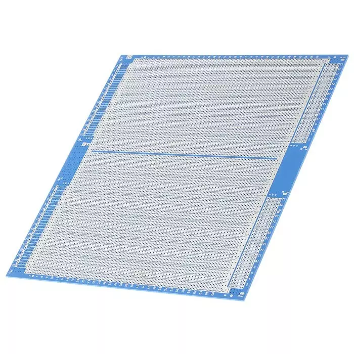 Vero Technologies 10-2858 Double-Sided Stripboard Epoxy Glass 220x233.4x1.6 mm DIN 41612 FR4, 350178