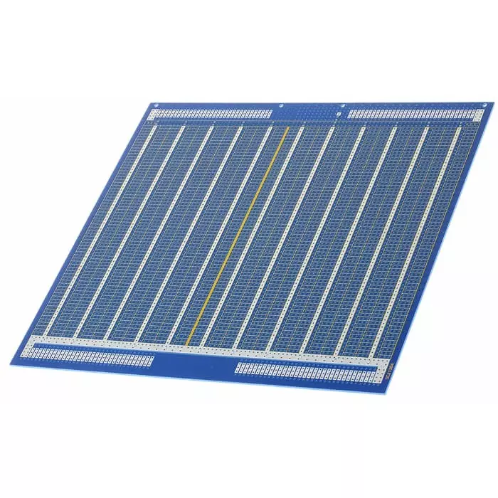 Vero Technologies 10-2858 Double-Sided Stripboard Epoxy Glass 220x233.4x1.6 mm DIN 41612 FR4, 350178