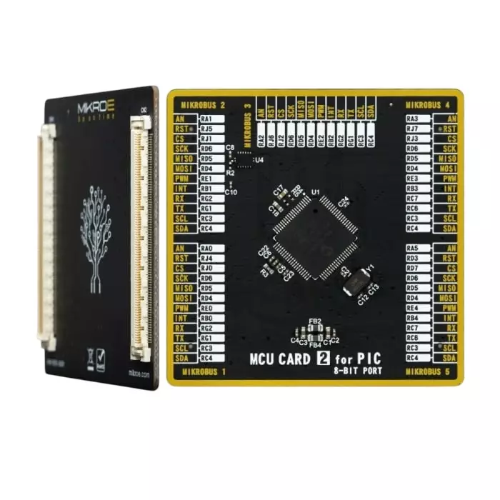 BRAND REX MCU CARD 2 For PIC PIC18F87K22 Microcontroller Development Board, MIKROE-4007